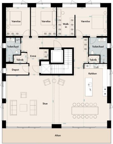 Plantegning for: Gambøtvej 29 2.